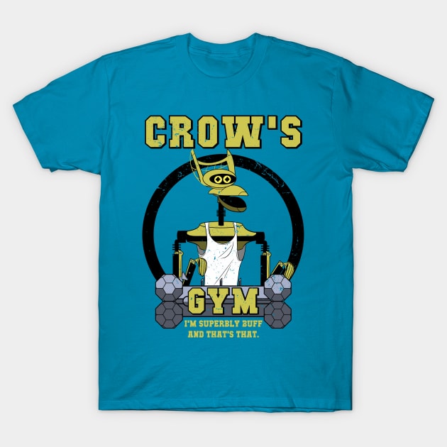 The Gym Of Love (Crow) T-Shirt by HeroInstitute